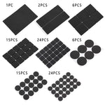 protector meuble adhésif noir anti dérapant micro perforé pratique table chaise protection rond carré
