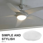lampe moderne blanc acrylique opale ronde lisse remplacement abat jour facile