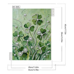 tableau decoratif art contemporain floral animalier abstrait diy resine opaque 35x45cm