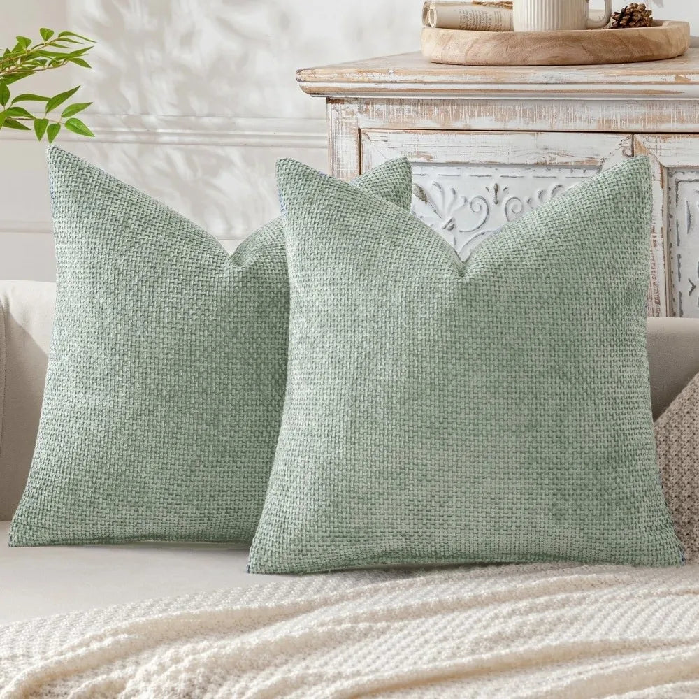taies d'oreiller polyester bleu marine beige gris contemporaines coussins paquet