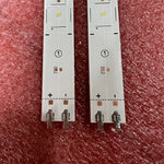 ruban led blanc jaune moderne points noirs lignes blanches clips métalliques 46 pouces 100000