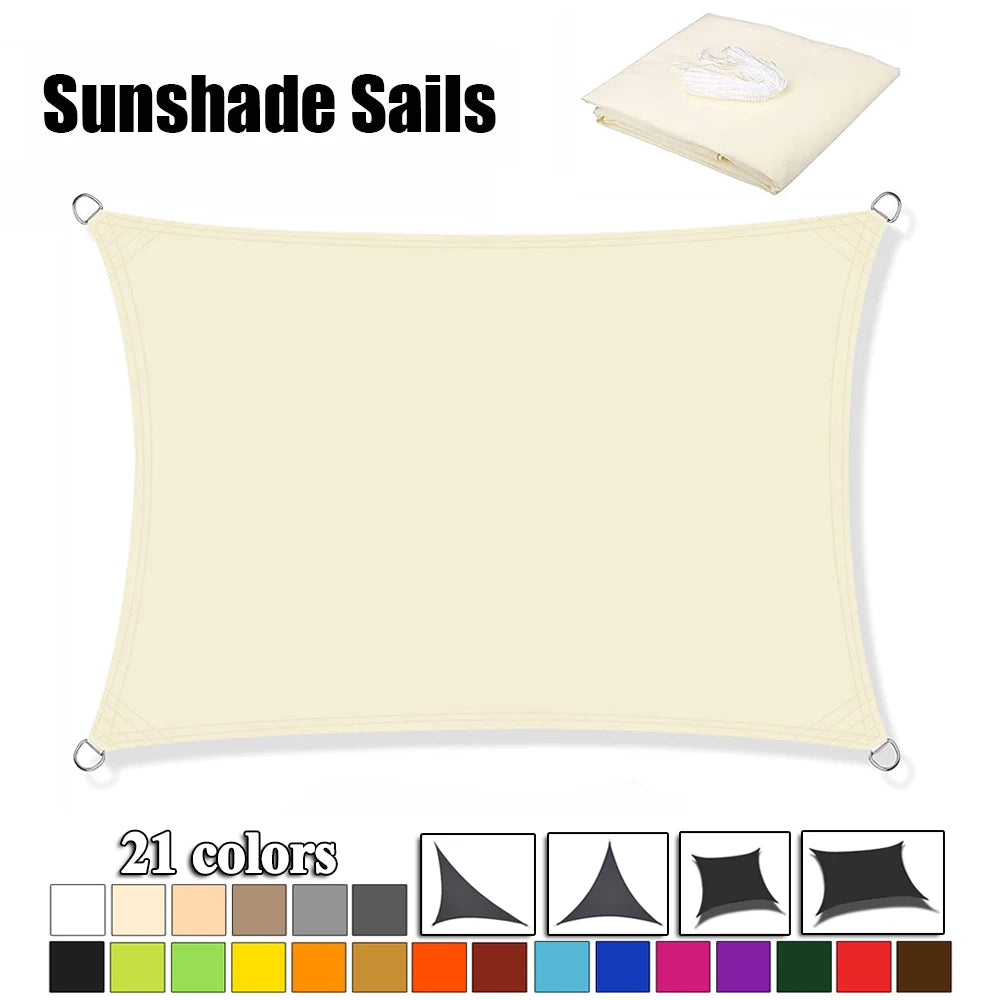 Voile d'ombrage rectangulaire 2x3 m noir sur terrasse