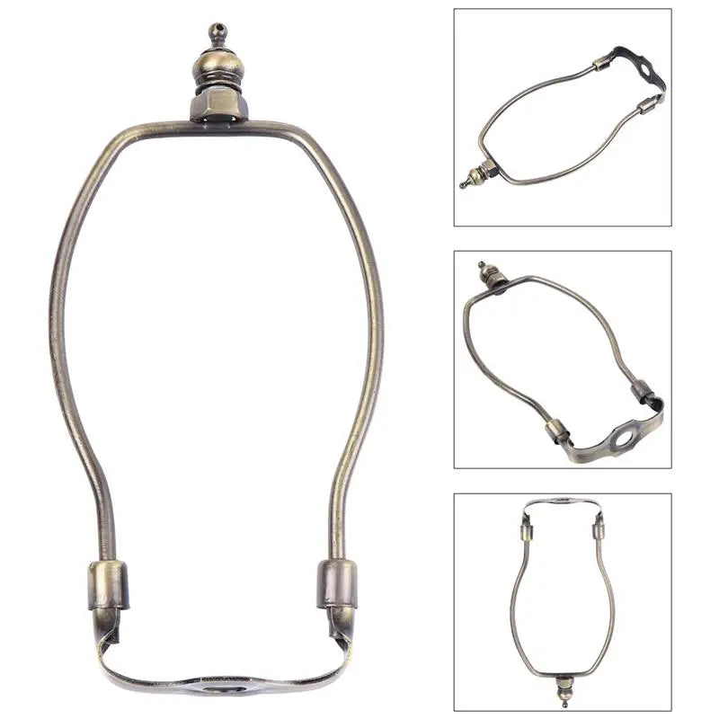 support abat jour bronze vintage pouces pouces pouces décoration art déco lampe table métal