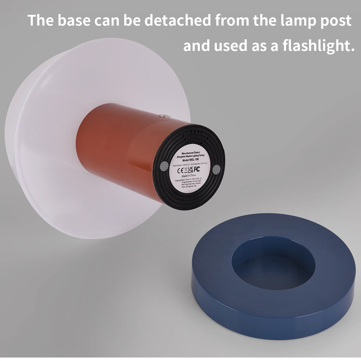 veilleuse table champignon rechargeable led tactile blanc orange bleu marine moderne