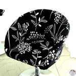 housse chaise extensible motif floral moderne fauteuil salle manger décor maison élastique