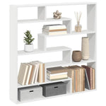 Étagère murale cube 7 compartiments blanc design moderne salon