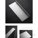 étagère murale acier inoxydable gris moderne étagère angle brillante cosmétiques