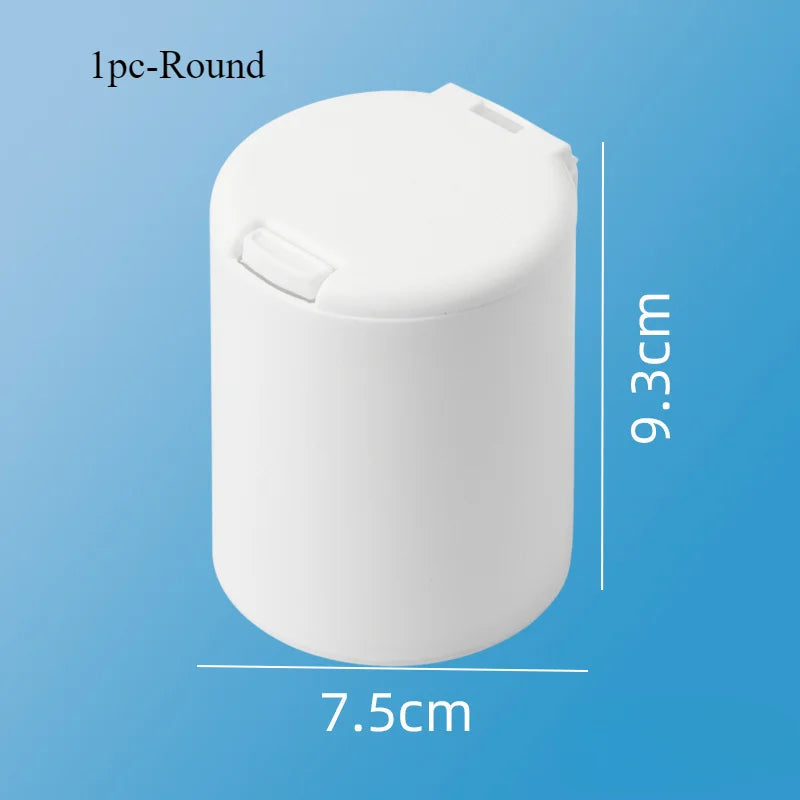boîtes rangement blanc modernes boîte plastique anti poussière clips élastiques matériau pvc
