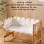 protège matelas bébé texturé étoiles lune ours peluche moustiquaire nordique blanc enfant douillet côtelé