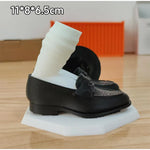 support brosse dents pieds mocassins chapeau noir blanc orange decoratif humorous erotique collection adultes