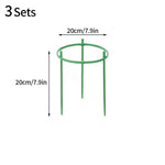 grille support plantes vert circulaire moderne fixations solides intérieur fleurs treillis plastique