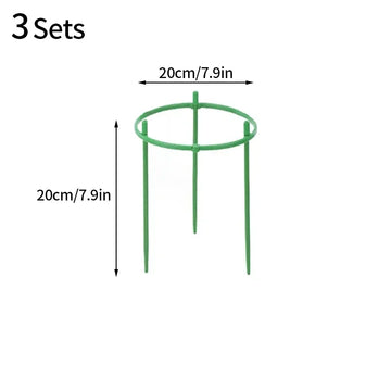 grille support plantes vert circulaire moderne fixations solides intérieur fleurs treillis plastique