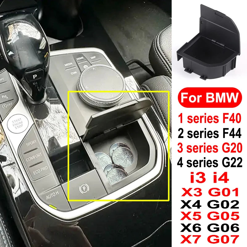 boîte rangement console centrale bmw series x3 x5 sans couvercle moderne
