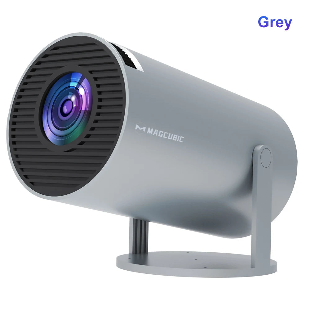 projecteur led 290ansi 1280x720p blanc moderne android wifi bluetooth trapézoïdale auto correction