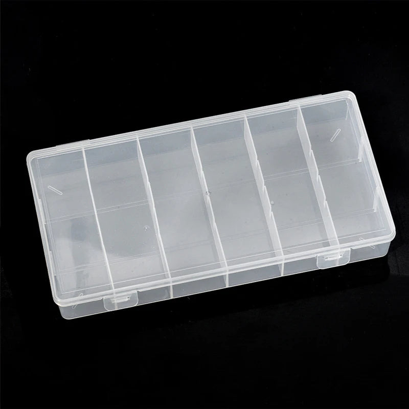 boîte rangement transparente moderne compartiments pinceaux maquillage bouteilles vernis ongles pratique anti poussière