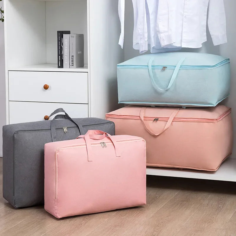 sac rangement lit treillis waterproof moderne armoire voyage gris bleu rose