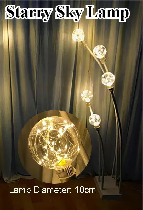 décoration mariage lumière or blanc rose sphérique moderne transparent fixée base carrée événement festif