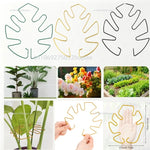 Support tiges plantes or noir vert spirale moderne intérieur pot balcon jardin