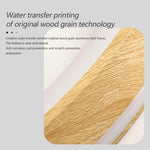 Lampe LED grain bois moderne aluminium blanc salon chambre coucher