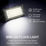 projecteur led moderne étanche ip65 220v noir 100w 150w extérieur aluminium câbles