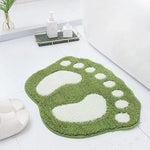 tapis sol doux absorbant traces pieds motif moderne couleur gris violet rose vert rouge