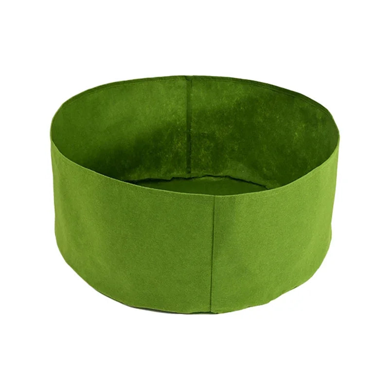Bacs légumes tissu noir vert modernes grands jardins extérieurs pot plantation circulaire feutre