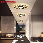 plafonnier led moderne minimaliste acrylique blanc noir toucher interrupteur chambre salon cuisine
