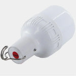 lampe camping rechargeable blanc moderne ridges verticales crochet port usb