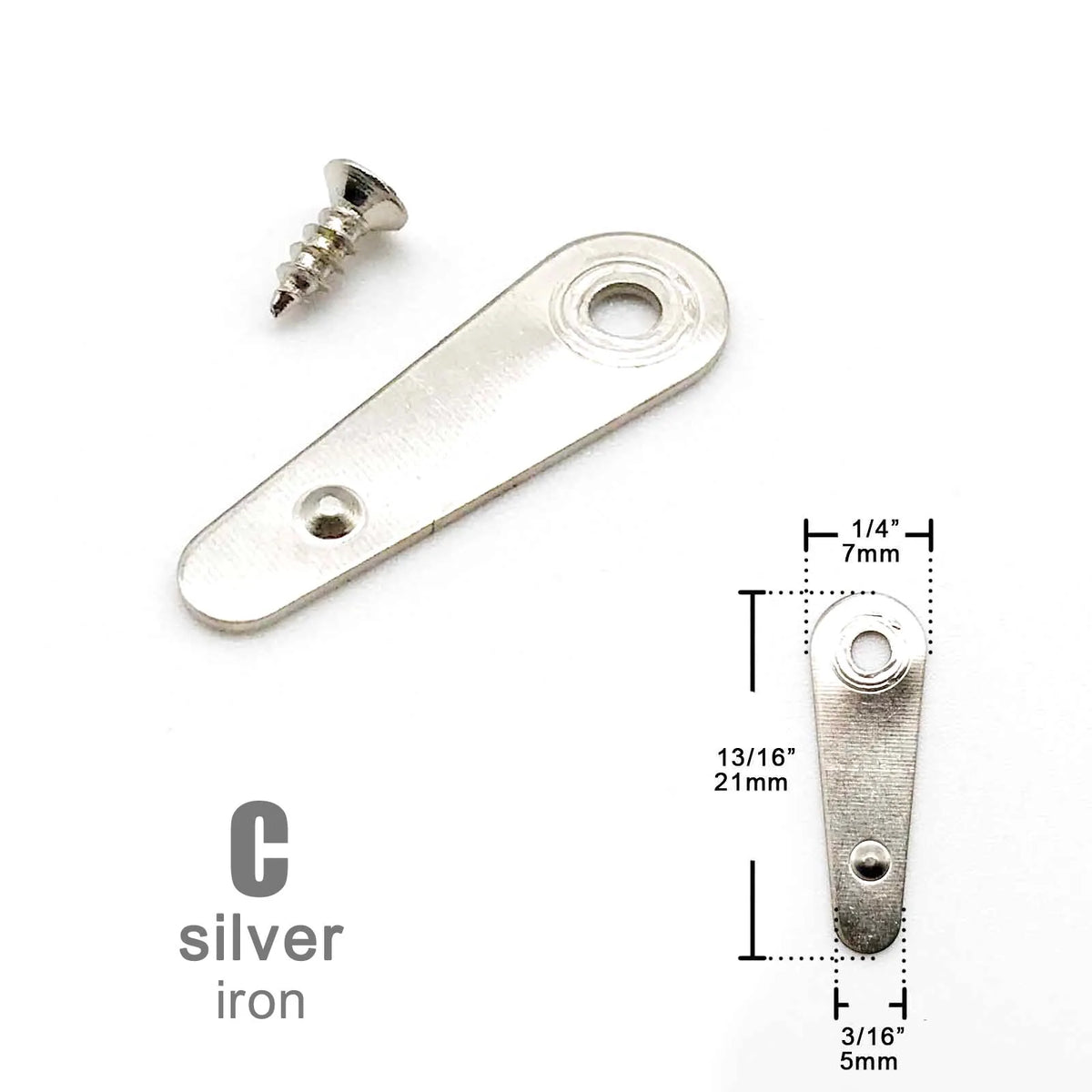 clips métalliques vis clips argent doré moderne fonctionnels fixations vis rond métal