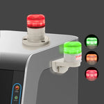 lampe led rouge verte jaune adhésive buzzer flashing 12v 24v transparente moderne