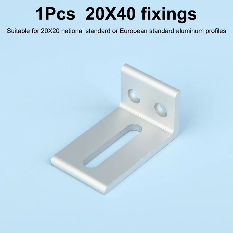supports d'angle argenté équerres d'angle industriels plats opaques aluminium bricolage travail bois fixations