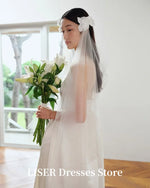 voile mariée deux couches transparent classique minimaliste polyestère blanc crème