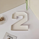 numéros carton blanc moderne anniversaire fête révélation sexe baptême minimaliste remplissables occassionnels évènements