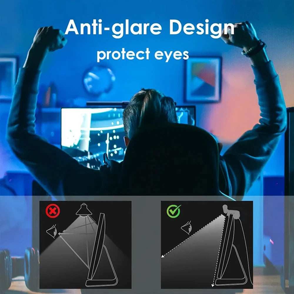 lampe led noir moderne télécommande éclairage rgb variable