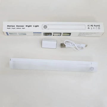 ruban lumineux led blanc moderne adhésif 30cm 50cm interrupteur tactile adjustable