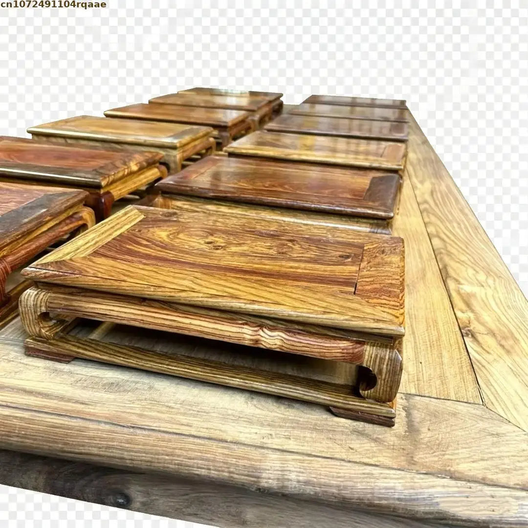 table basse bois massif chinois traditionnel rustique décoration intérieur couleur marron naturel