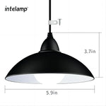 lampe solaire suspendue moderne noire télécommande ip65 led clips vis