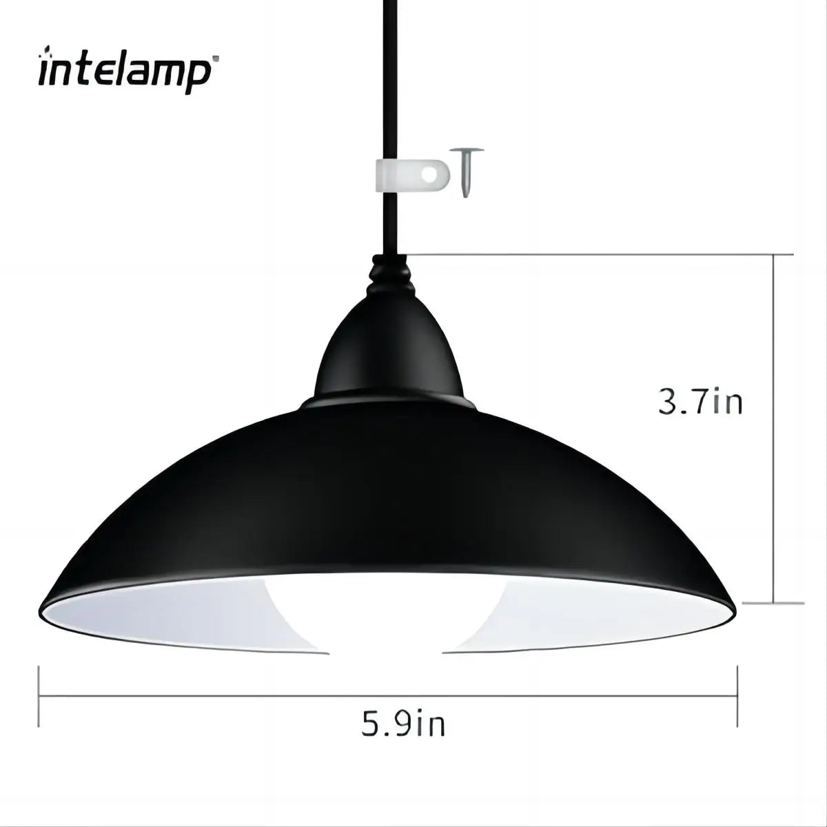 lampe solaire suspendue moderne noire télécommande ip65 led clips vis