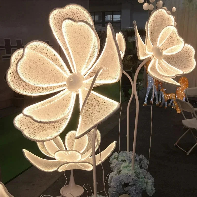 décorations florales lumineuses mariage anniversaire intérieur élégantes modernes transparentes led