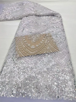tissu dentelle argenté pailleté élégant tulle opacité française occasion spéciale