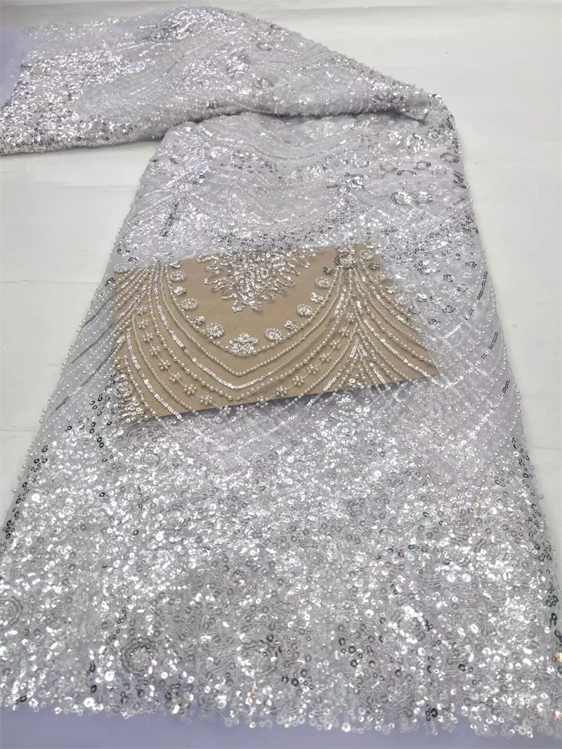 tissu dentelle argenté pailleté élégant tulle opacité française occasion spéciale