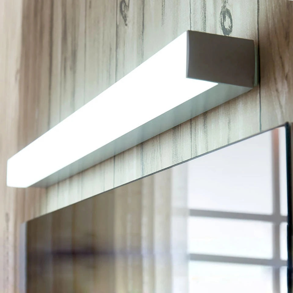 lampe salle bains moderne blanc fixée mur flux lumineux 60 249 led 90 260v