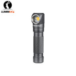 lampe frontale led noir orange compact bandeau élastique 180° modes haut moyen bas