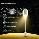 projecteur ciel étoilé veilleuse lampe table 12 diapositives motifs planètes chambre enfants led blanc