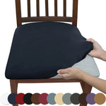 housse élastique chaise bleu marine adhésive mariage banquet moderne cuisine