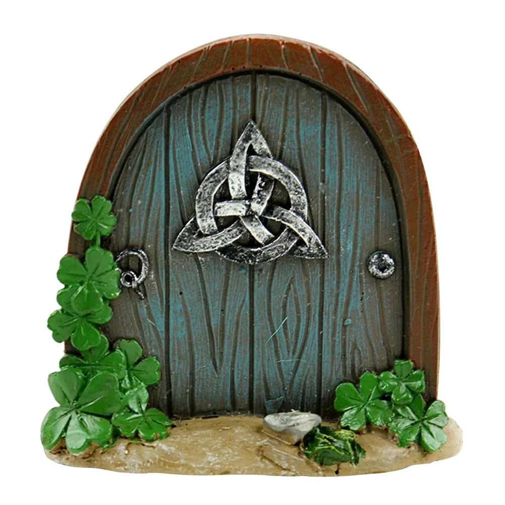 porte miniature fantaisie bois pierre métal adhésif poignées boutons pierres décoratives bleu rose vert