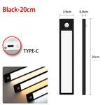veilleuse led barreau mouvement blanc argenté moderne rechargeable aluminium