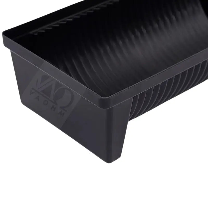 conteneur rangement bobine plastique noir ondulé surface intérieure industrielle utilitaire sd antistatique