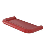 étagère murale adhésive réutilisable vert rouge jaune beige moderne rangement salle bain drainable articles