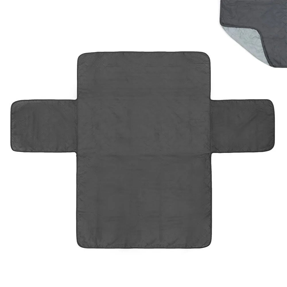 protège siège canapé gris moderne quilté polyestère doux protection sièges canapé